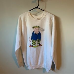VINTAGE 1987 GOLFER GREWNECK